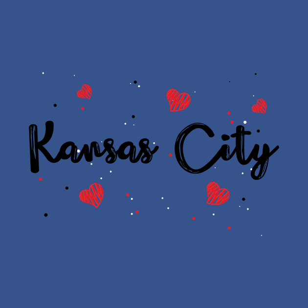 Kansas City Gifts for Women I Love Kansas City by TheOptimizedCreative