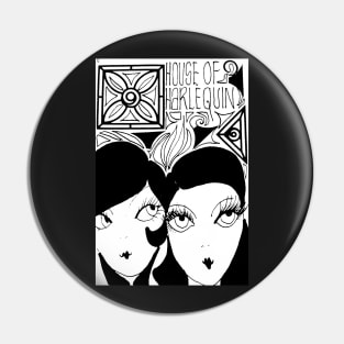 OP ART DESIGN MOD GIRLS ADVERT SIGN,,House of Harlequin Pin