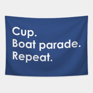 Cup boat parade repeat Tapestry