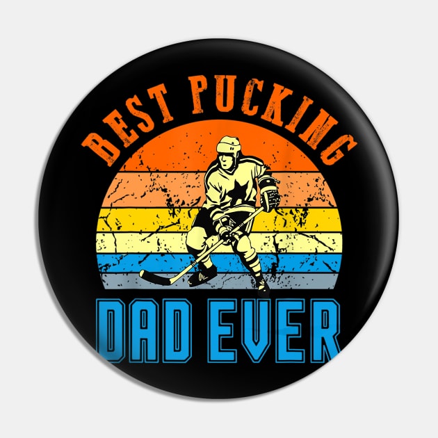 Best Pucking Dad Vintage Retro Fathers Day Gift Pin by vicentadarrick16372