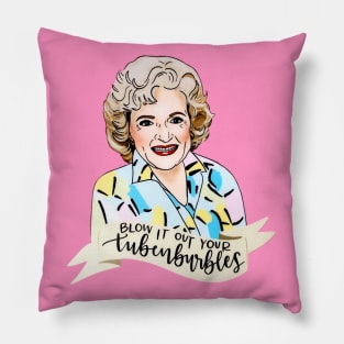 golden girls betty white coffee Pillow