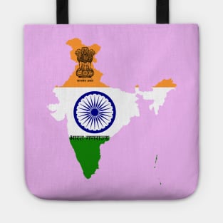 India flag & map Tote