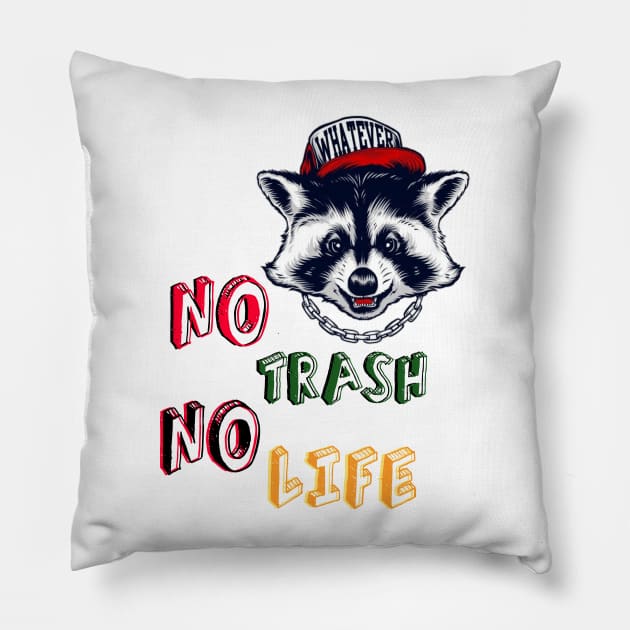 No Trash No Life Pillow by BeNumber1