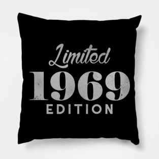 Limited 1969 50 Years Old Birthday 2019 Edition Pillow