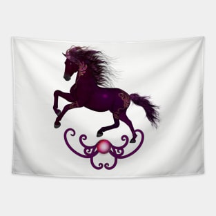 Wonderful fantasy horse on the beach Tapestry