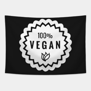 100% Vegan °2 Tapestry