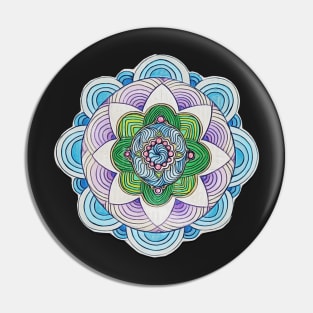 Pearl Mandala Pin