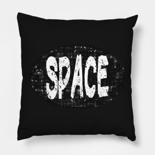 Space Brand Planet X Spaceman Logo Science Fiction Sci fi Pillow