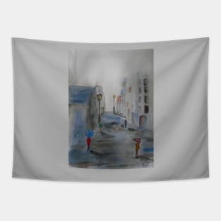 Rush Hour in The Rain Tapestry