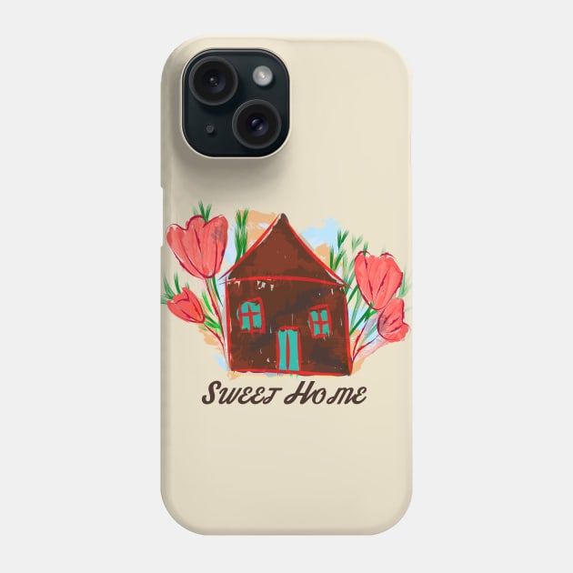 Sweet Home Phone Case by Salma Ismail