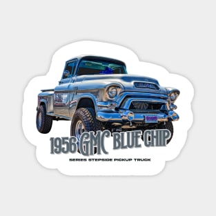 1956 GMC Blue Chip Series Stepside Pickup Truck Magnet