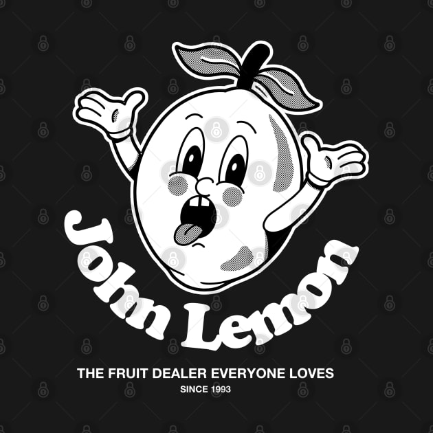 John Lemon Black And White Edition Artwork by namanyastudios