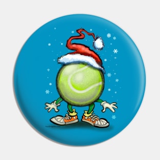 Tennis Christmas Pin