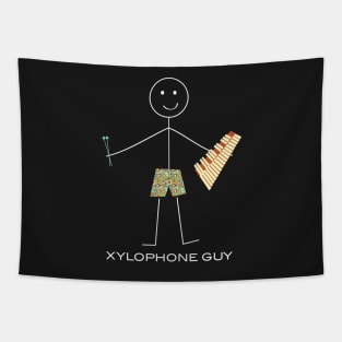 Funny Mens Xylophone Design Tapestry