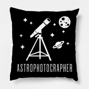 Astrophotographer Telescope Astronomy Pillow