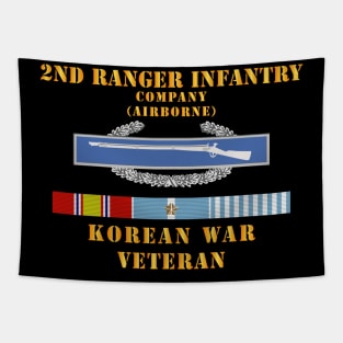 2nd Ranger Infantry Company (Airborne) w CIB w KOREA SVC x 300 Tapestry