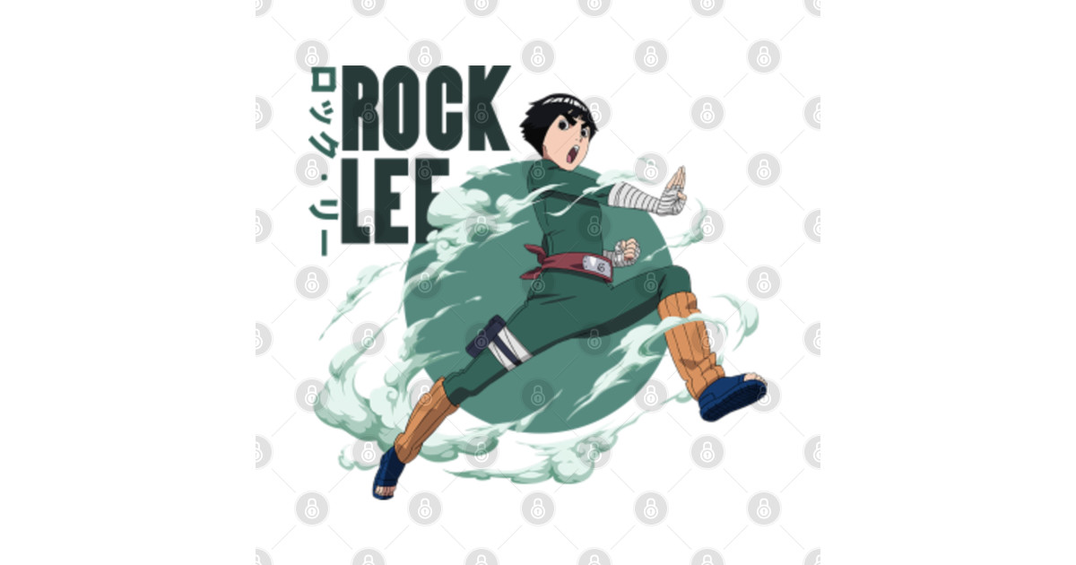 Rock Lee Rock Lee Naruto Posters and Art Prints TeePublic
