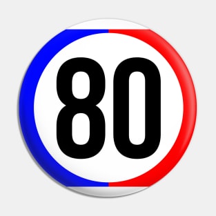 Classic Racing Numbers Pin