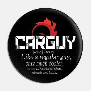 Funny T-shirt Gift Car Guy Definition Pin