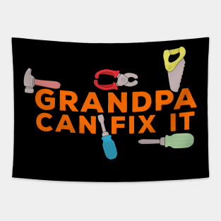 Grandpa Can Fix It Tapestry