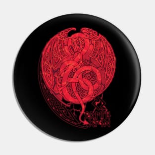 YORMUNGANDR-RED Pin