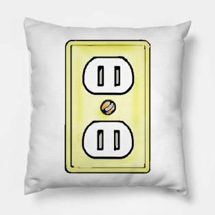 A nice wall socket Pillow