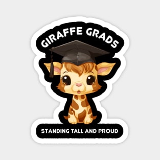 Giraffe Grads Magnet