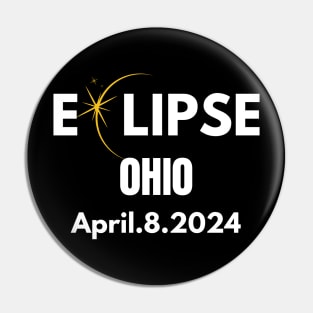 Solar Eclipse 2024 State Ohio Total Solar Eclipse Pin