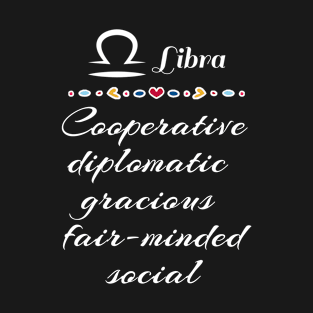 Libra traits, Libra nature & personality T-Shirt