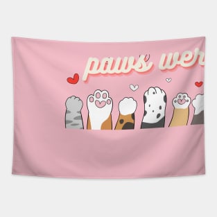 Paws wer= power Tapestry