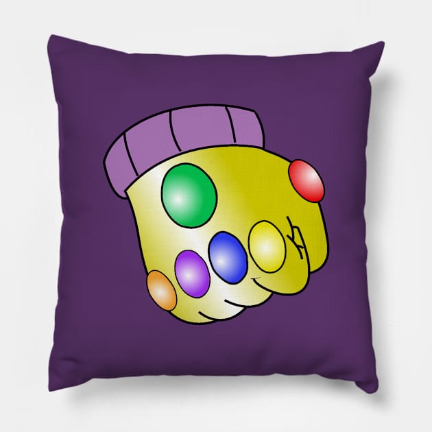 Arthur Gauntlet Pillow by bakru84