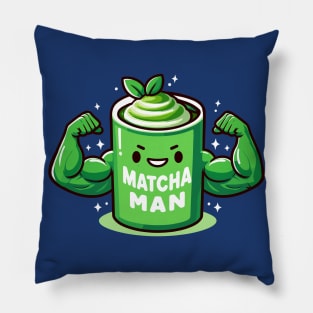 Matcha Man Power Mug Pillow