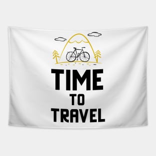 Time To Travel - Cycling Tapestry