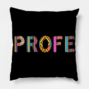 Spanish Teacher T-Shirt Profe Hispanic Latino Tee Pillow