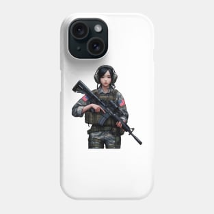 Tactical Girl Phone Case