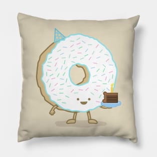 The Birthday Party Donut Pillow