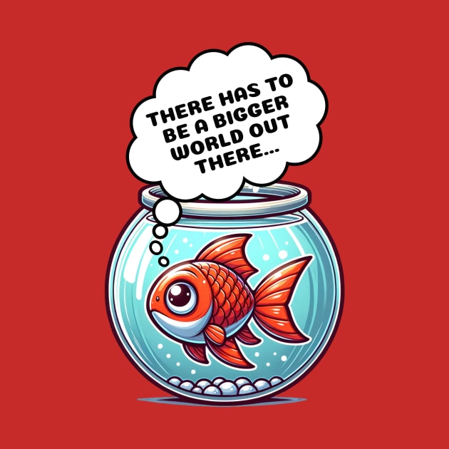 Introspective Fish: "There Has to Be a Bigger World..." | Existential by Critter Chaos