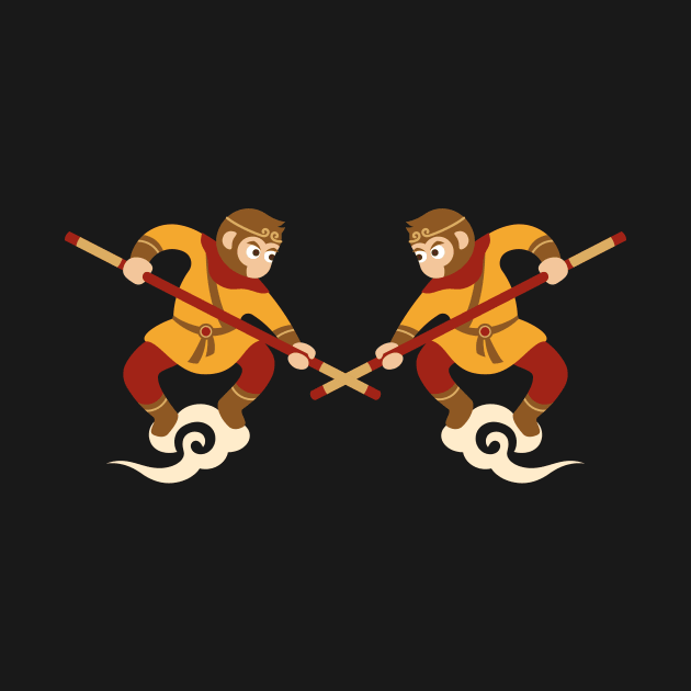 Monkey King VS Monkey King by Shanezhong