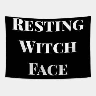 Resting Witch Face Tapestry