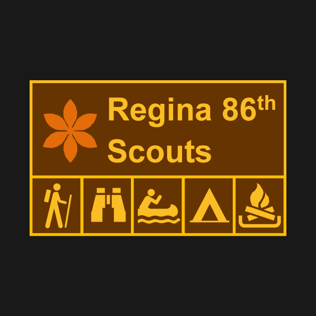 Regina 86th Parks Sign by YQRscouts