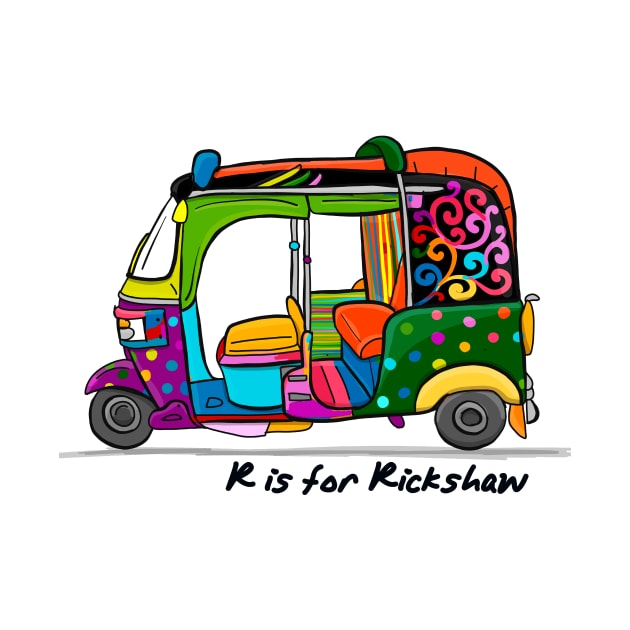 R is for Rickshaw Bollywood Tees, Desi Tees by sarcasmandadulting