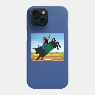 Rodeo Riding On A Bull Phone Case