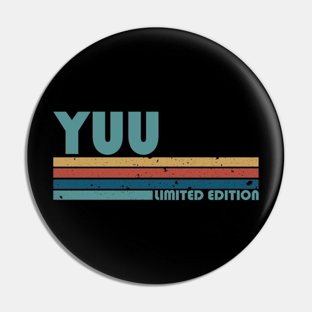 Proud Limited Edition Yuu Name Personalized Retro Styles Pin by Kisos Thass