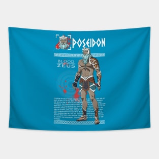 Poseidon (Blood of Zeus) Tapestry