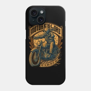 Motorcycle Dad - just like your dad but cooler, Rider Biker dad design Phone Case