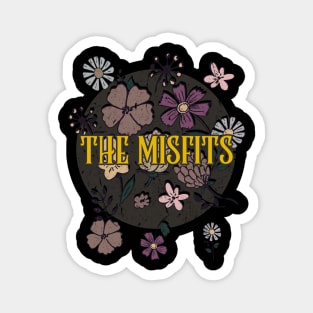 Aesthetic Misfits Proud Name Flowers Retro Styles Magnet