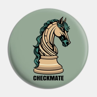 Checkmate - Horse Chess Piece Pin