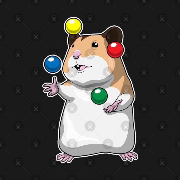 Hamster Juggler Juggle by Markus Schnabel