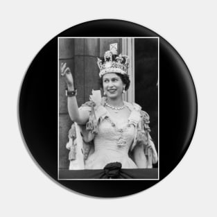 Queen Elizabeth Smile Pin