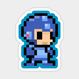 pixelated mega man Magnet